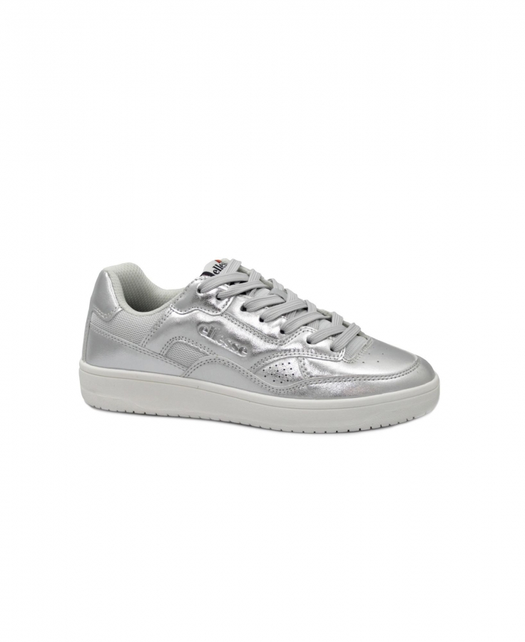 ELLESSE LOIS003 silver white argento scarpe donna sneakers lacci