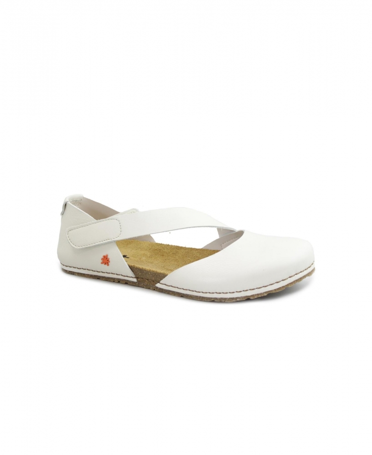ART COMPANY 0384 CRETA crema donna sandali punta chiusa strappo pelle
