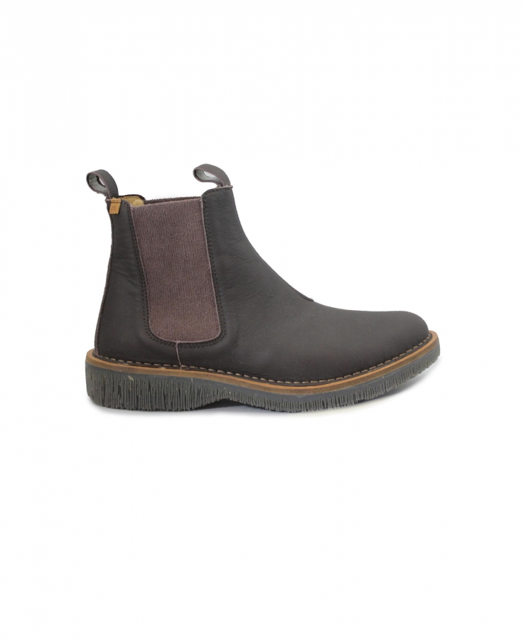 EL NATURALISTA VOLCANO 5582 wax nappa brown stivaletto donna beatles pelle elastico