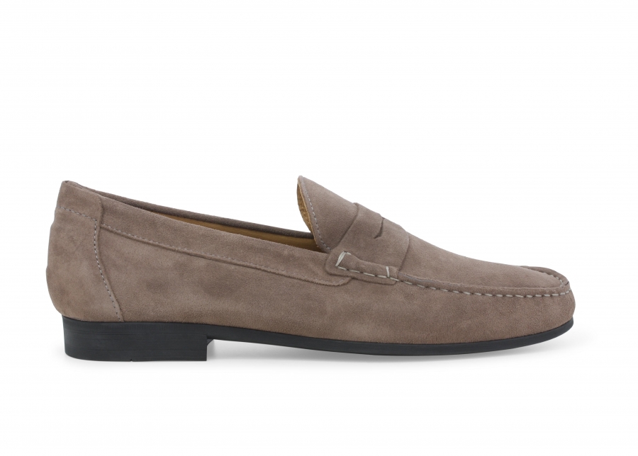 Mocassino uomo in camoscio taope u47044z