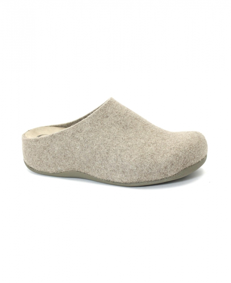 FITFLOP SHUV 154-286 stormy ciabatte pantofole feltro uomo zoccolo