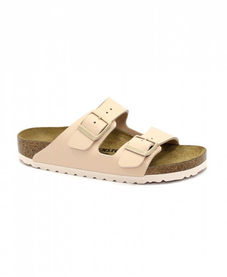 BIRKENSTOCK ARIZONA BS 1027723 new beige ciabatte donna fibbie