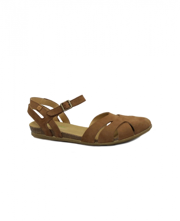 EL NATURALISTA 5207 STELLA wood donna sandalo forato con fibbia punta chiusa