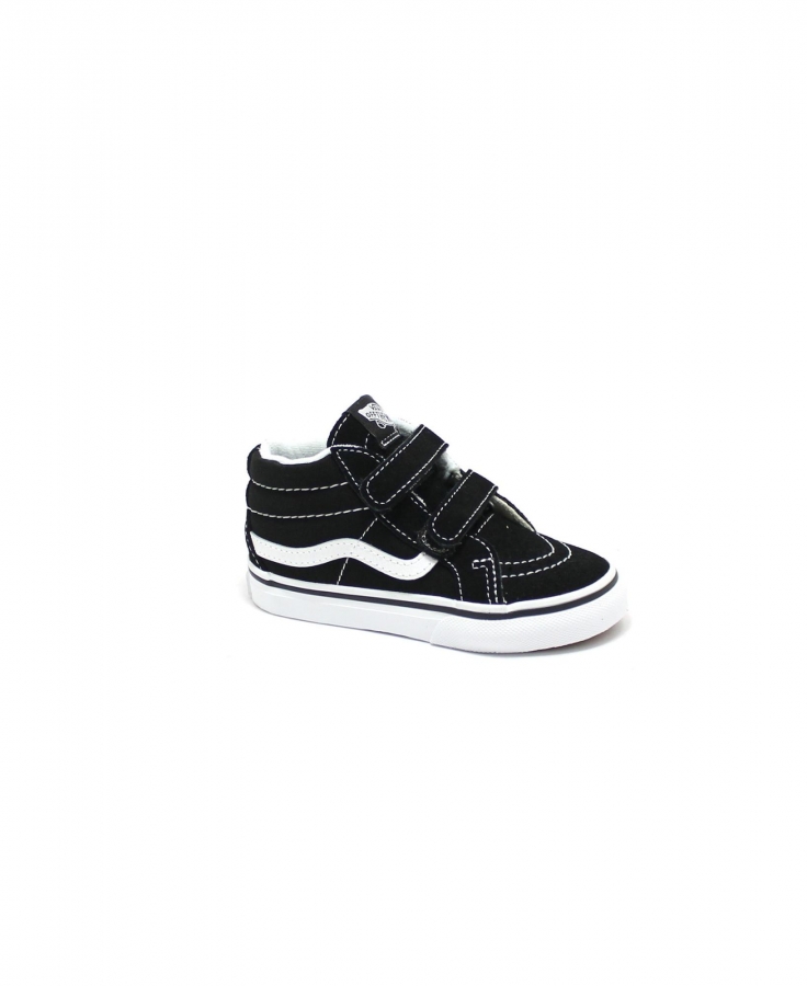 VANS SK8-MID 18W6BT1 nero scarpe bambino sneakers strappi mid