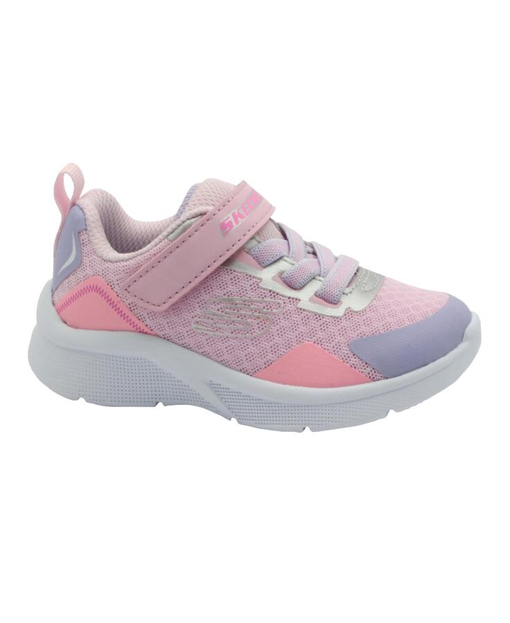 SKECHERS 302348N PKMT pink multi scarpe bambina sneakers strappo elastico lavabili