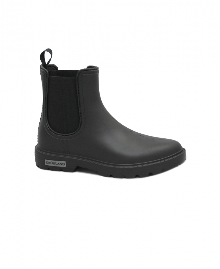 GRUNLAND BOTA SP0017 nero stivaletti pioggia beatles donna gomma