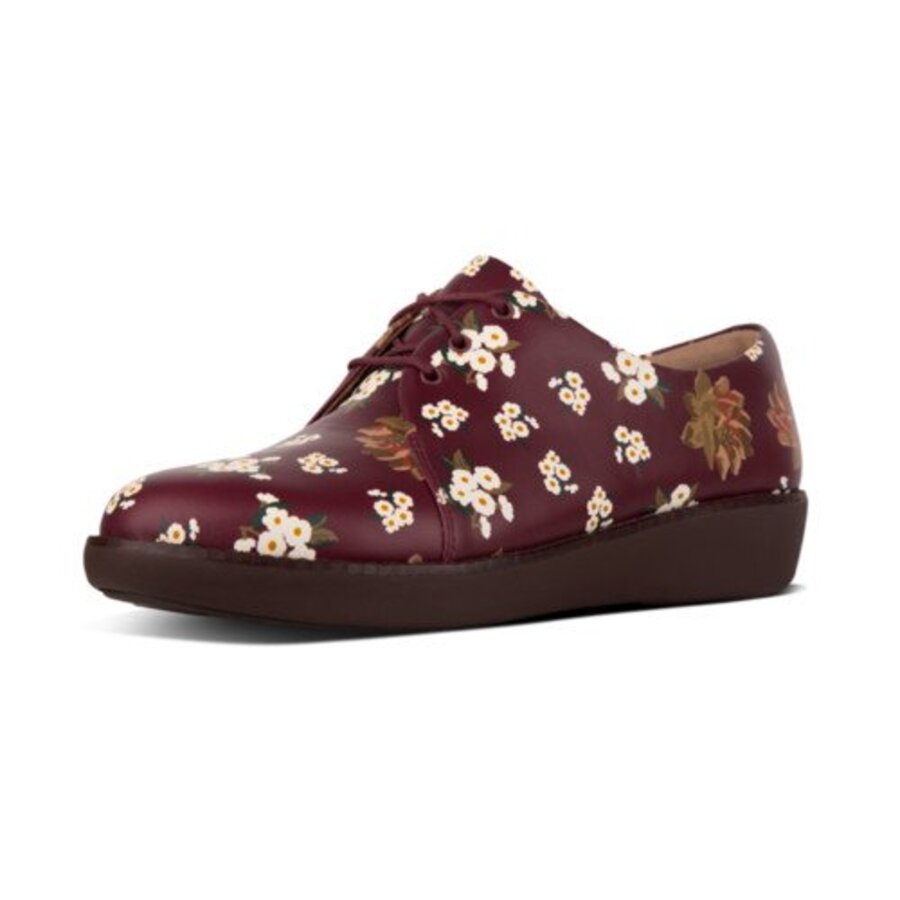 FitFlop DERBY DARK FLORAL BERRY MIX (size: 36)