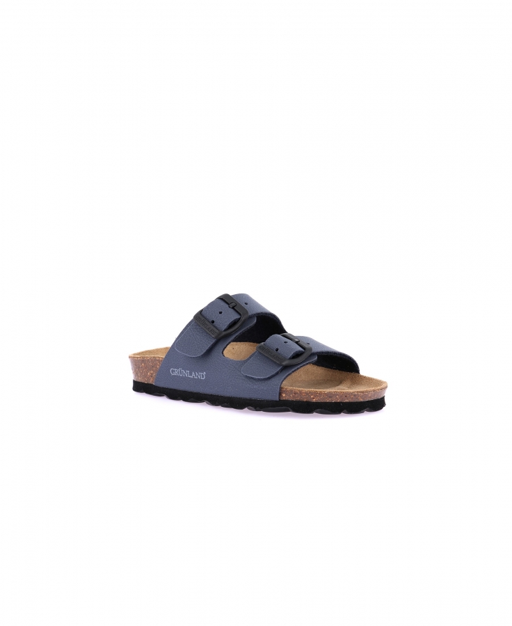 GRUNLAND LUCE CB1537 testa di moro ciabatte bambino birk fibbie