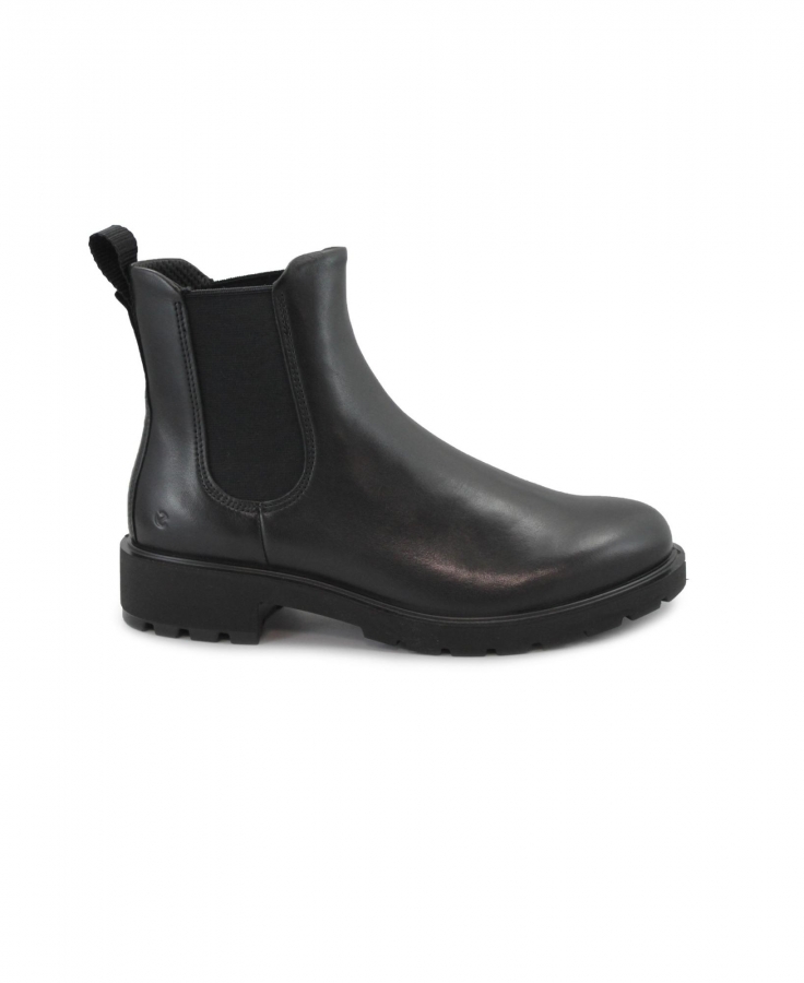 ECCO 231323 METRO vienna black nero scarpe donna beatles elastico pelle