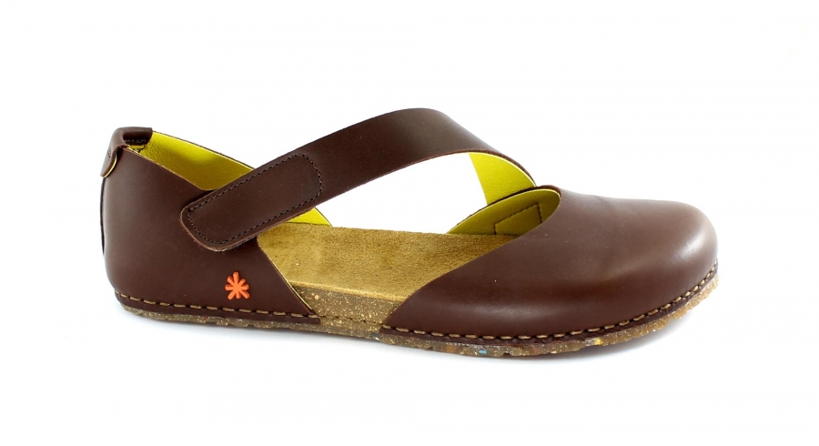 ART COMPANY 0384 CRETA brown marrone donna sandali punta chiusa strappo pelle