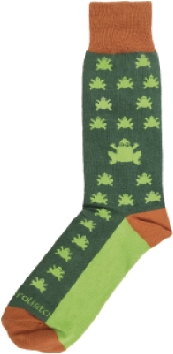 NA15 SOCKS FROGS GREEN 41