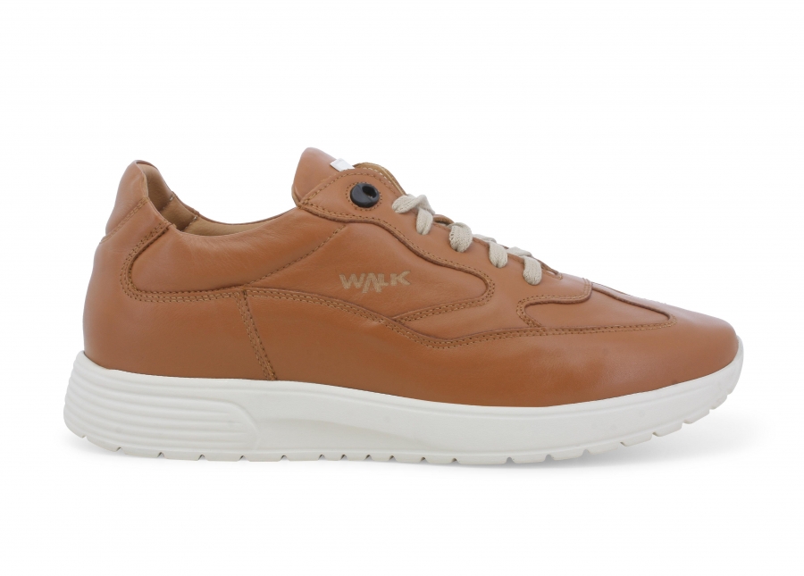 Sneakers uomo in pelle whisky u16255z