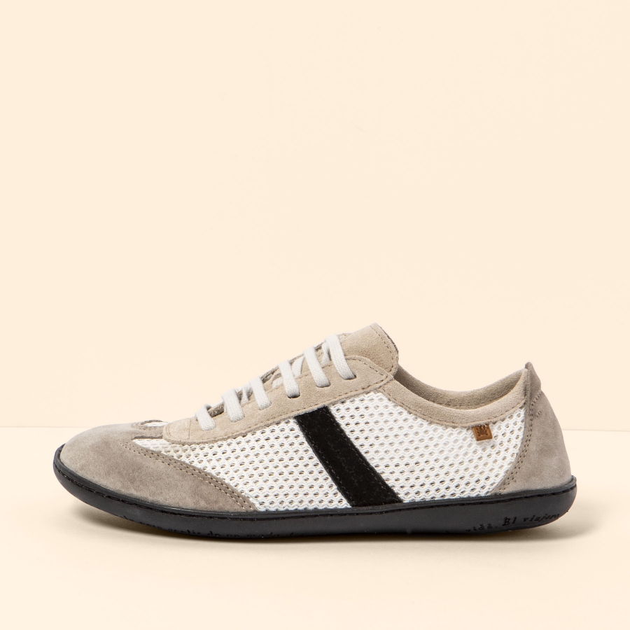 N5293 MULTI MATERIAL WHITE-BLACK/ EL VIAJERO 36