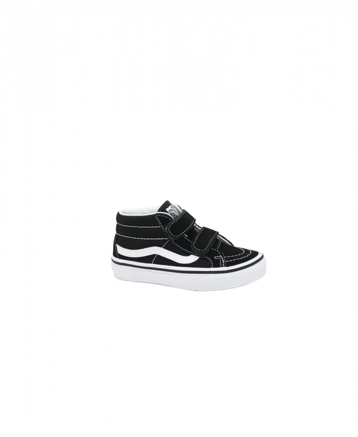 VANS SK8-MID 18T6BT1 nero scarpe bambino sneakers strappi mid