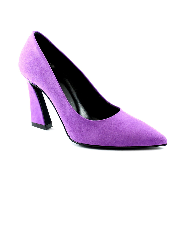 NACREE 410K001 viola scarpe donna decolleté tacco punta