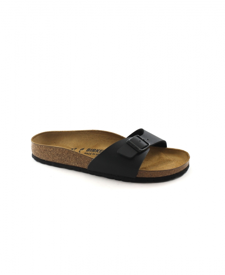 BIRKENSTOCK MADRID BS 40793 black nero ciabatte donna fibbia