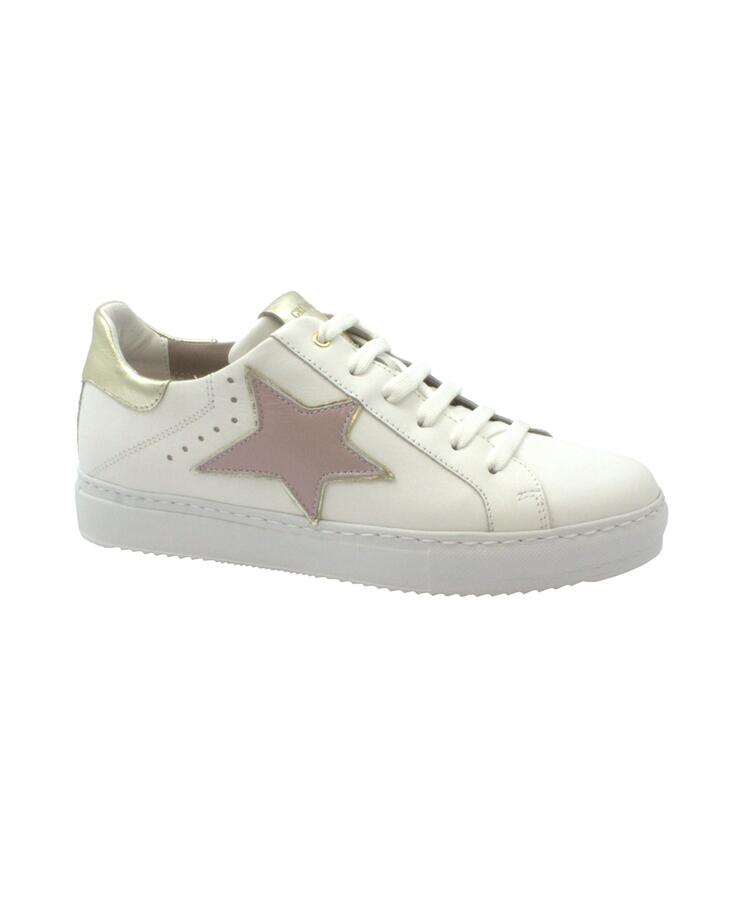 GRUNLAND HOAN SC5527 bianco glicine scarpe sneaker donna lacci light