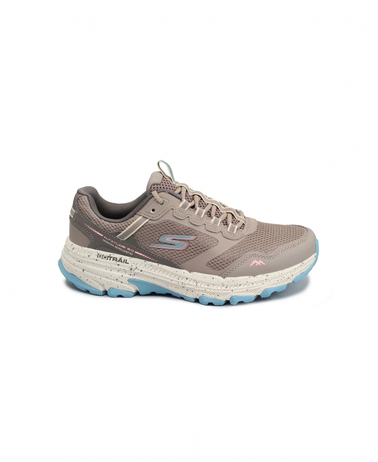 SKECHERS 129525 GO RUN TRAIL ALTITUDE 2.0 taupe blu beige scarpe donna sneakers water repellent