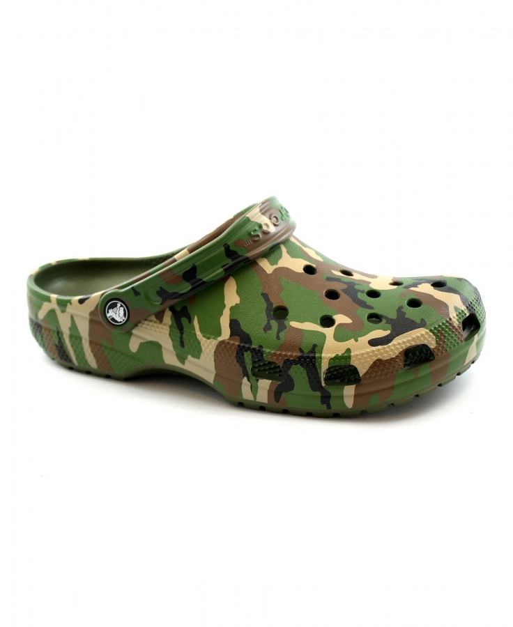 CROCS ROOMY FIT 206454 army green verde ciabatte zoccoli uomo gomma