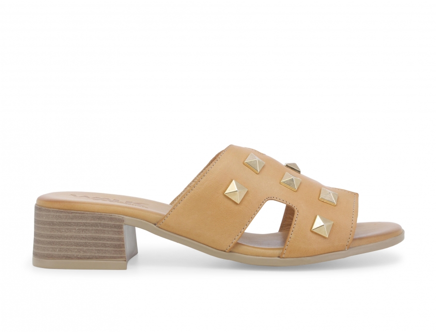 Ciabatta donna in pelle cuoio k56018z