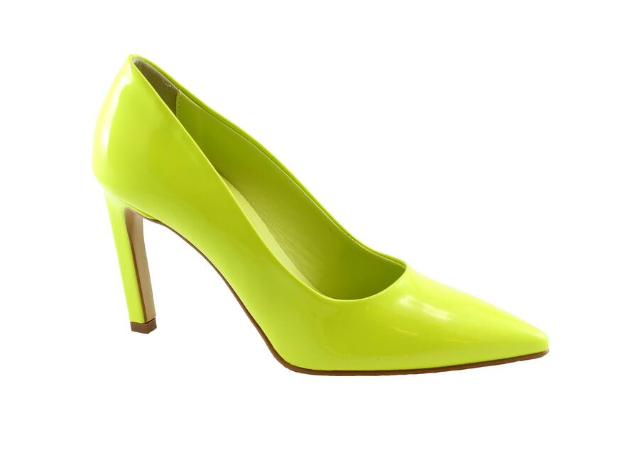 NACREE 410001 lime verde scarpe donna decolleté tacco punta
