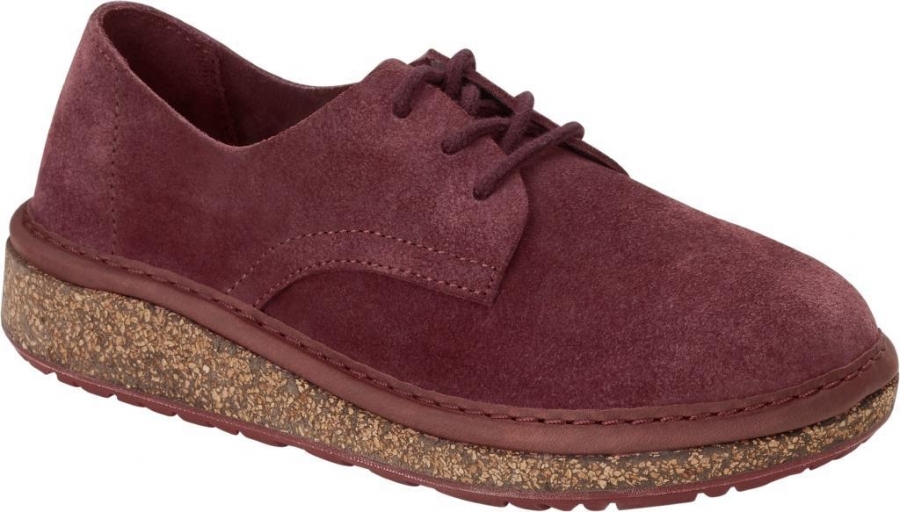 Gary Kids maroon, Suede Leather