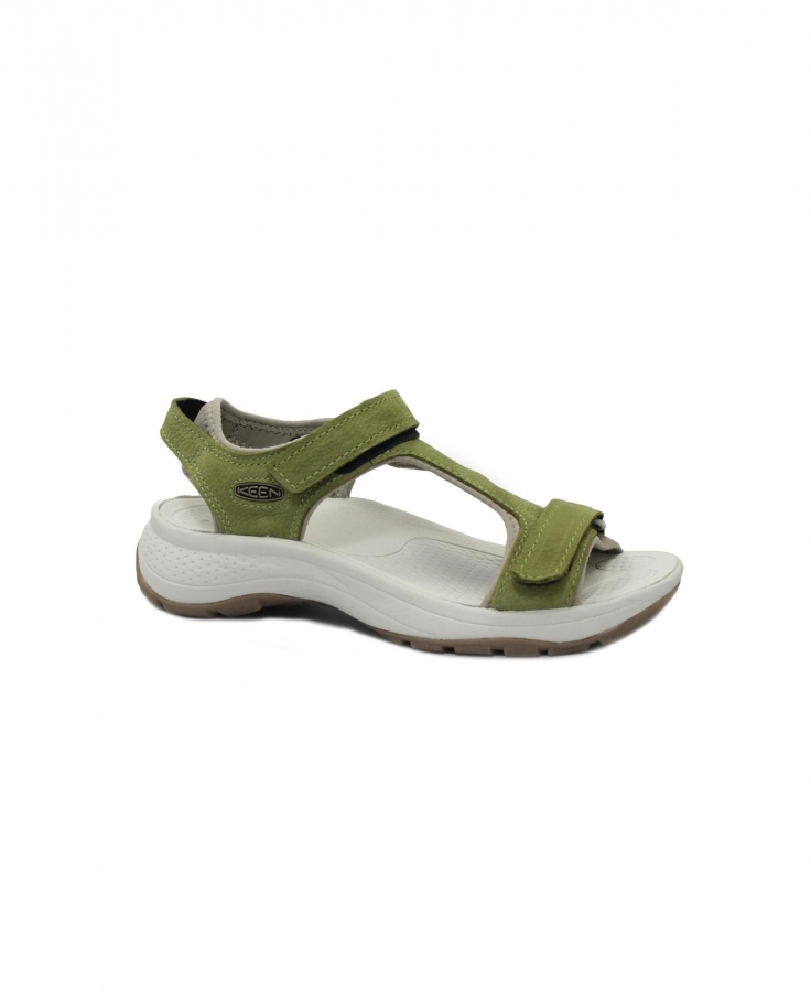 KEEN 1026178 ASTORIA WEST olive leather sandalo strappi donna