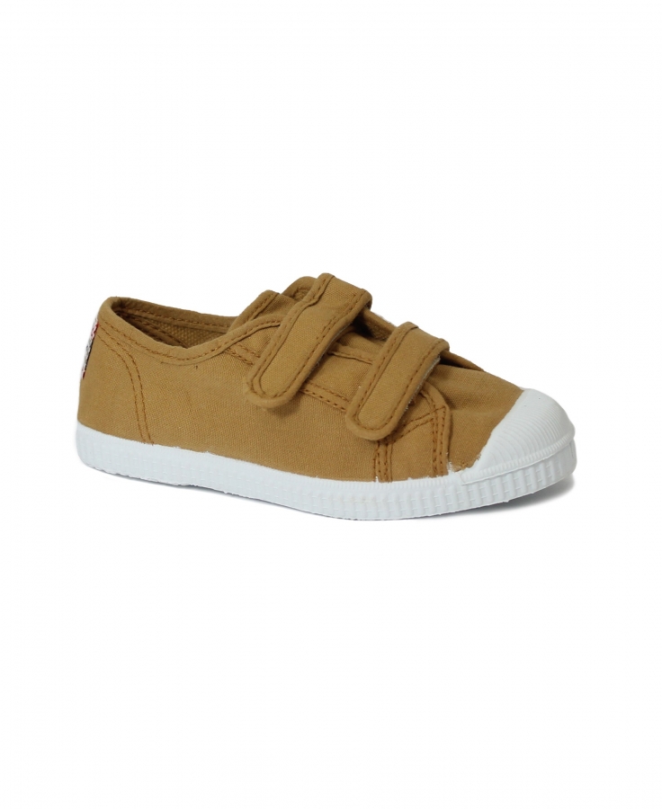CIENTA 78997 53 lino dulc marrone scarpe bambino strappi tessuto cotone profumate