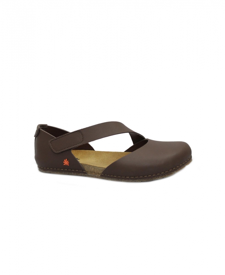 ART COMPANY 0384 CRETA brown marrone donna sandali punta chiusa strappo pelle