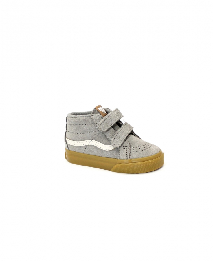 VANS SK8-MID REISSUE Q0GRY1 gum grey scarpe bambino sneakers strappi mid