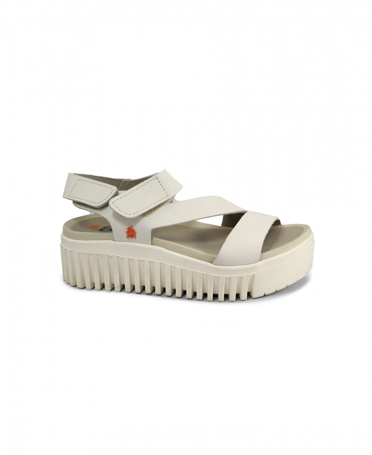 ART COMPANY 1573 BRIGHTON cream beige panna donna sandalo strappo pelle