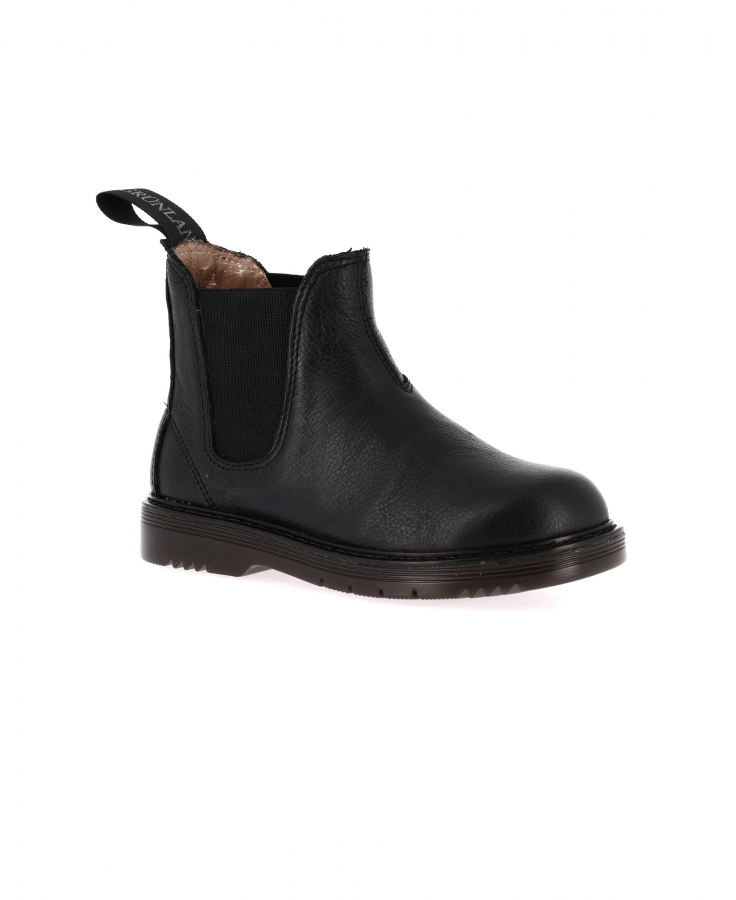 GRUNLAND TABA PO1178 nero 35/38 stivaletti bambina beatles pelle
