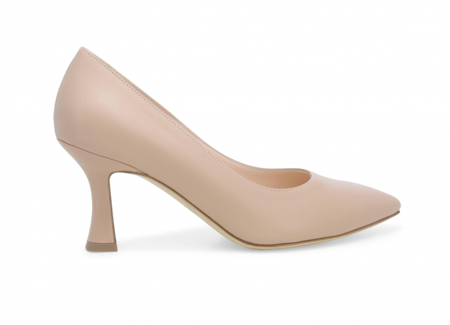 Décolleté donna in pelle nude d160zv